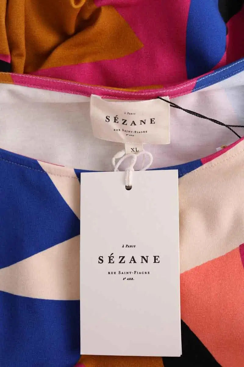 Robe Sézane Pippa Multicolore en Coton