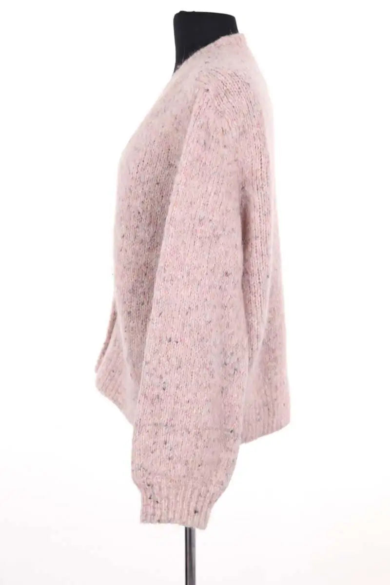 Cardigan Des Petits Hauts Rose en Laine
