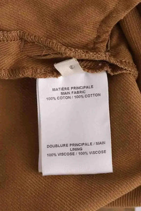 Mini short Vanessa Bruno Camel en Coton