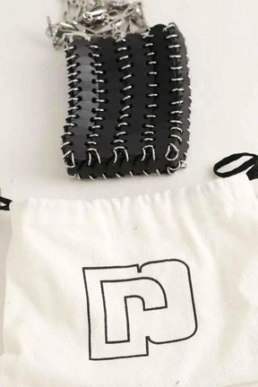Mini Pochette Paco Rabanne  Noir
