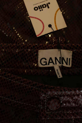 Bermudas Ganni  Bordeaux