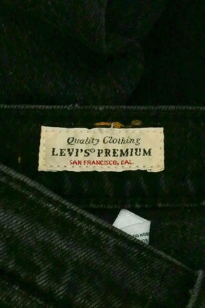 Jean droit Levi's Noir en Coton