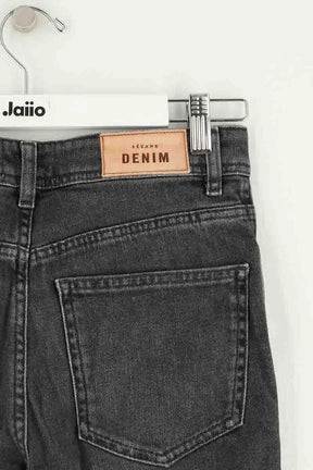 Jean slim Sézane Anthracite en Coton