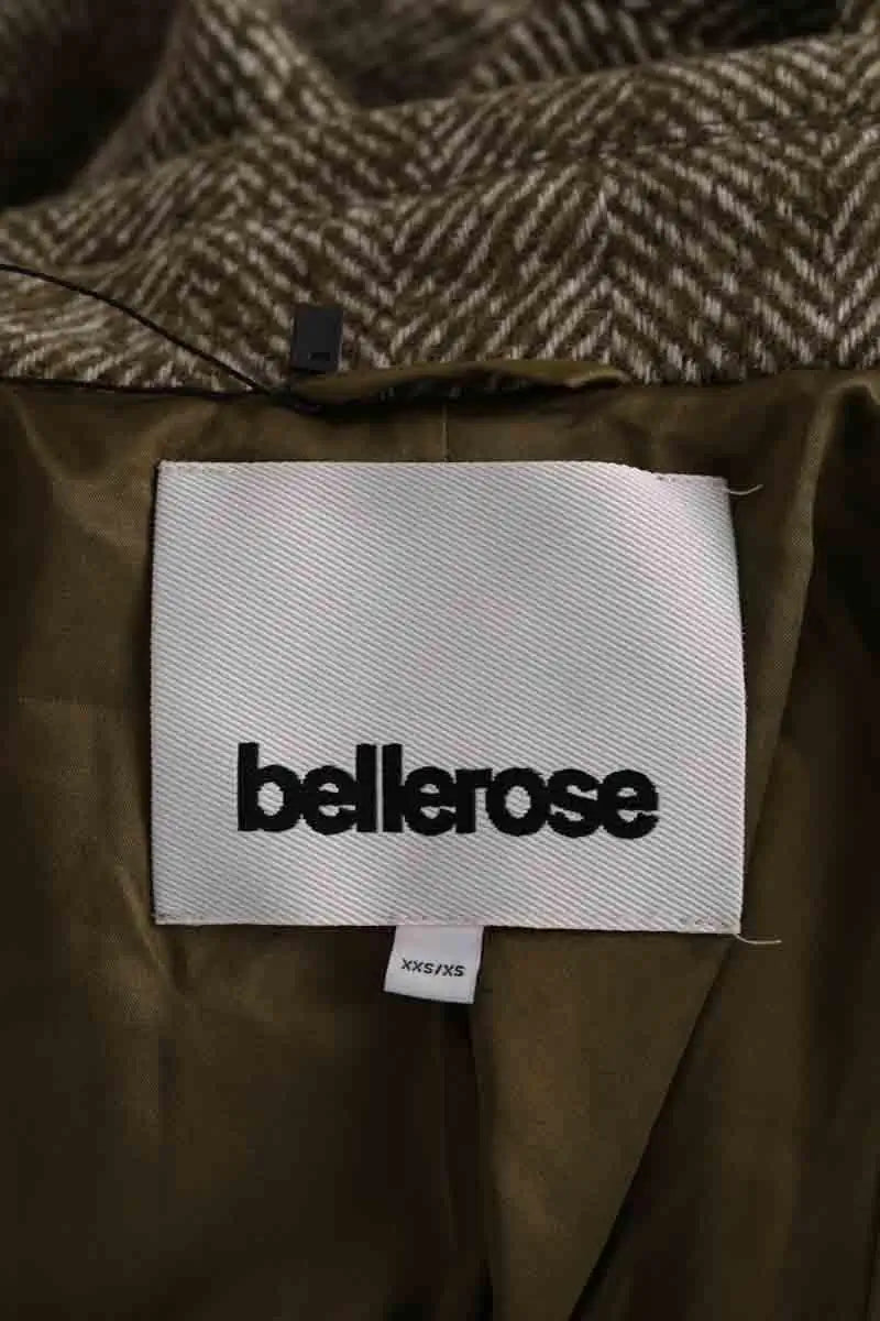 Manteau Bellerose Kaki en Laine