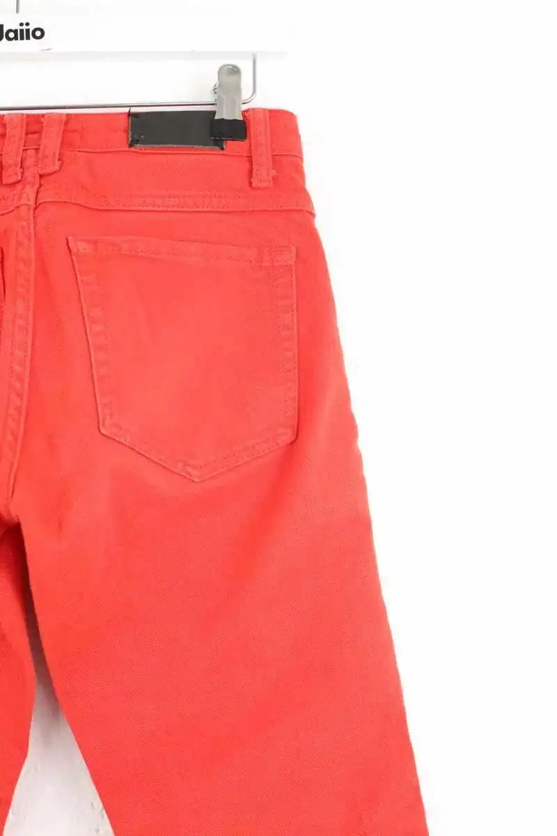 Jean slim Sandro Rouge en Coton - élasthanne
