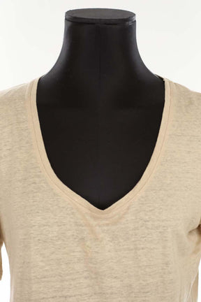 T-shirts Majestic Filatures  Beige