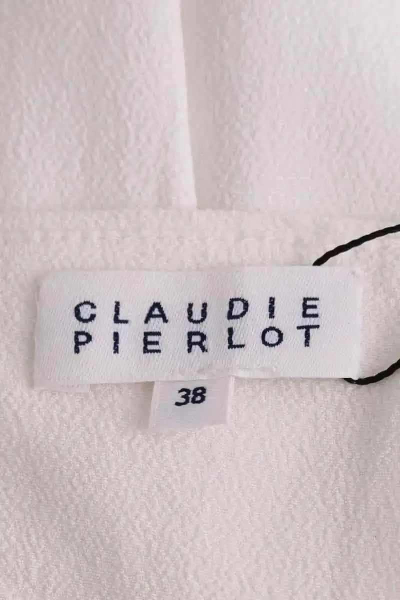 Robe Claudie Pierlot Blanc en Coton