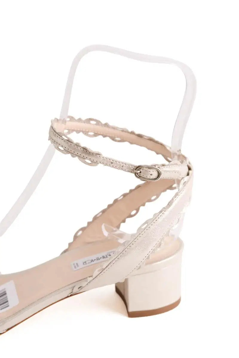 Talons Charles Kammer Doré en Cuir