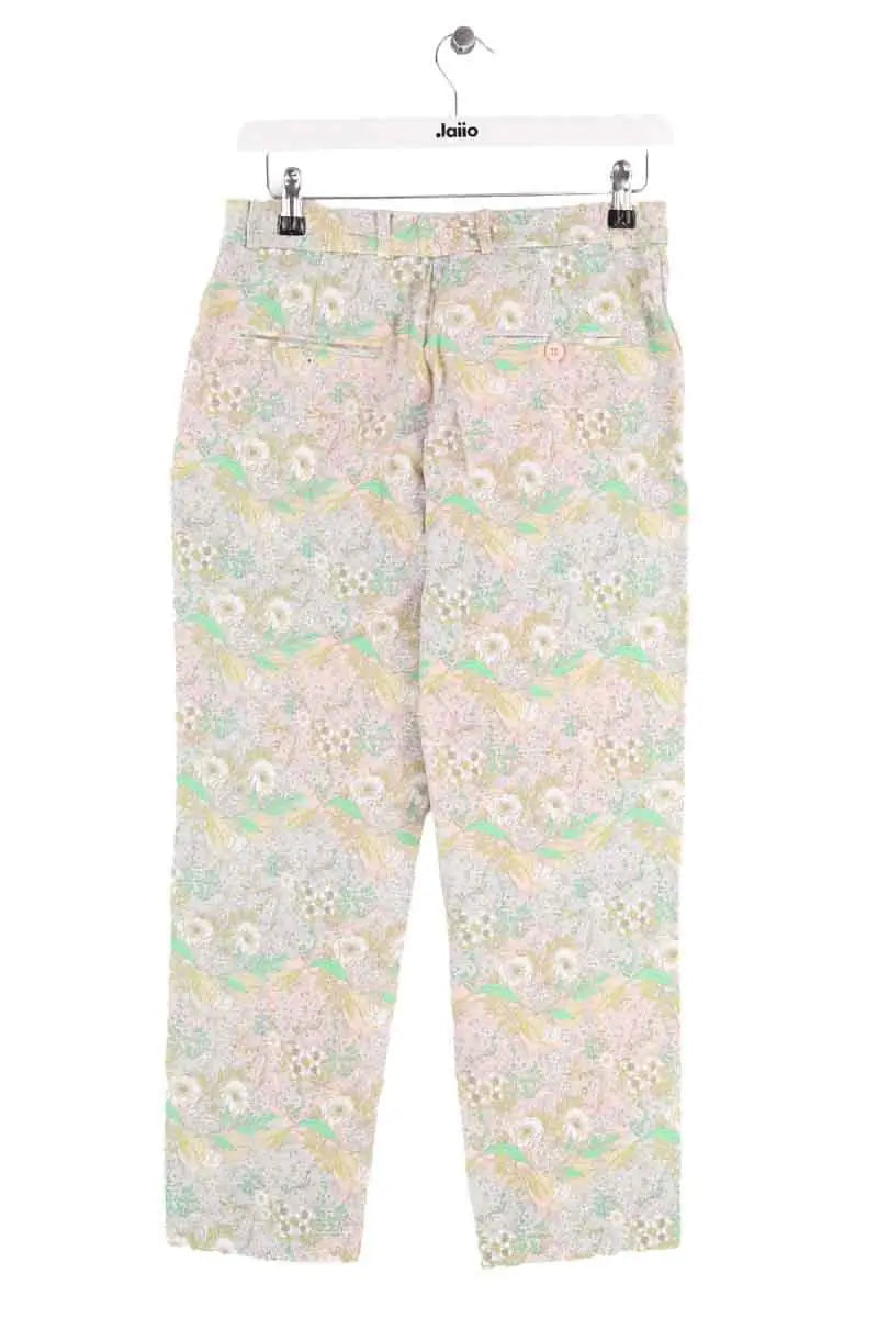 Pantalon droit Manoush Vert en Coton