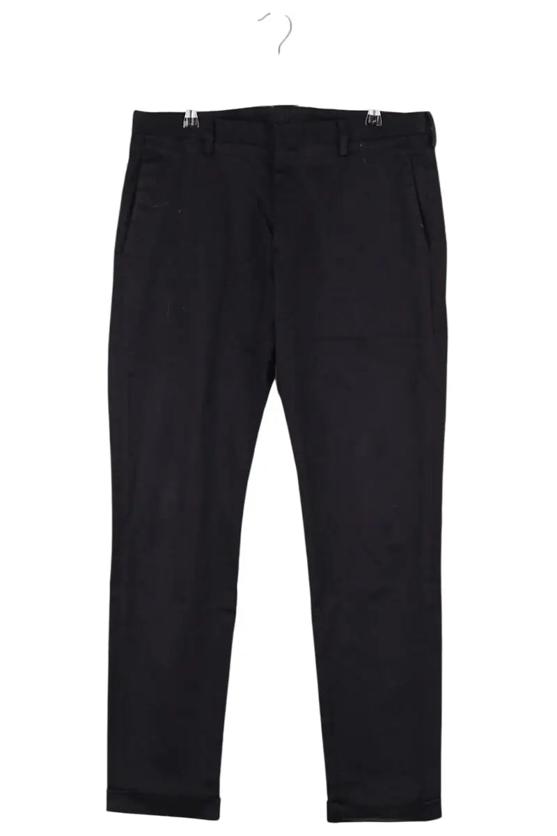 Pantalon droit Paul Smith Noir en Coton, taille M - Seconde Main