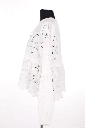 Blouse The Kooples Blanc en Viscose