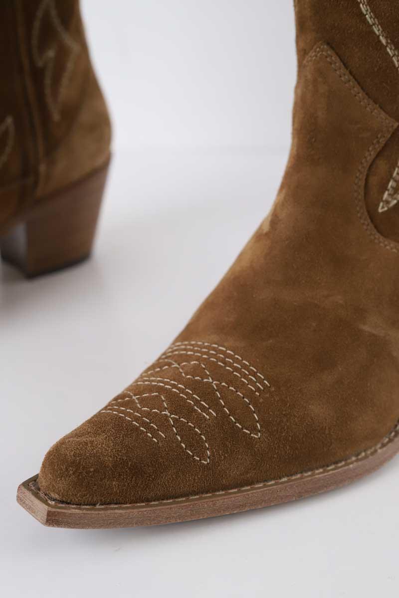 Bottes western Free Lance  Marron