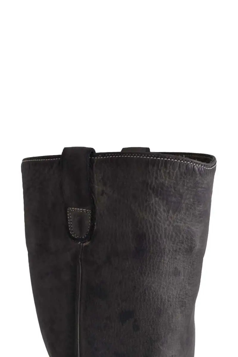 Bottes Boss Gris en Cuir