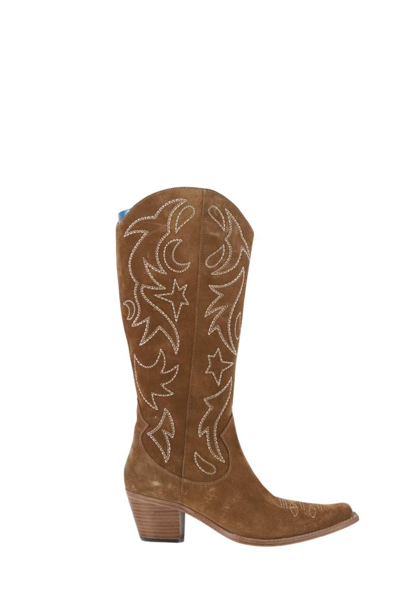 Bottes western Free Lance  Marron