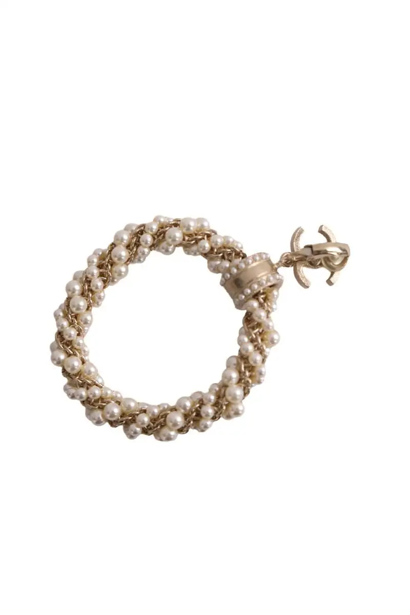 Boucles d'oreilles Chanel Doré en Acier