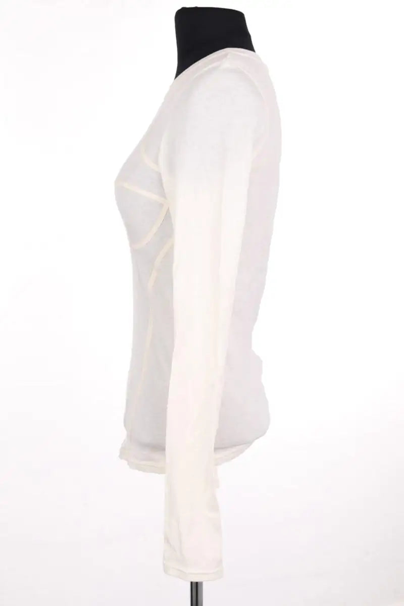 Top Ernest Leoty Beige en Coton