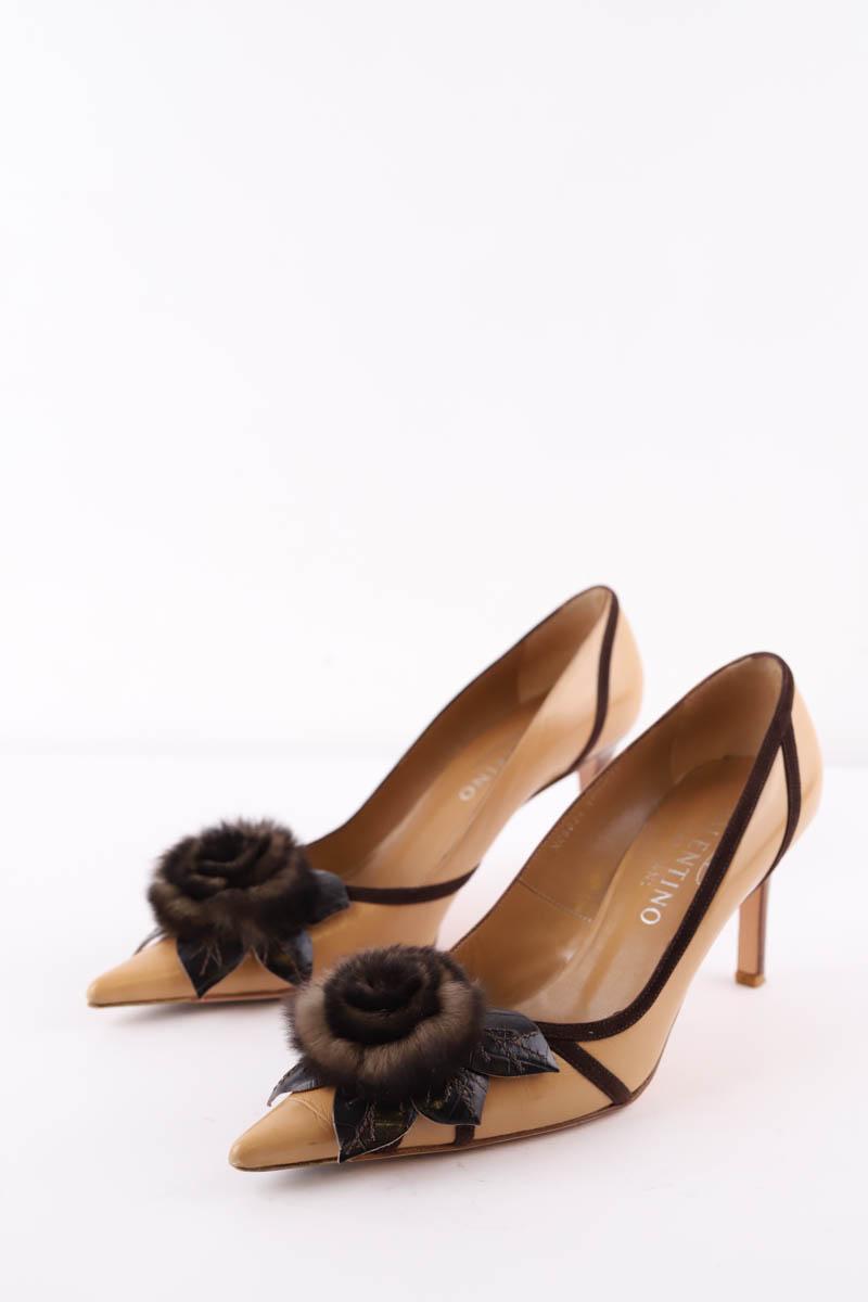 Talons Valentino  Marron