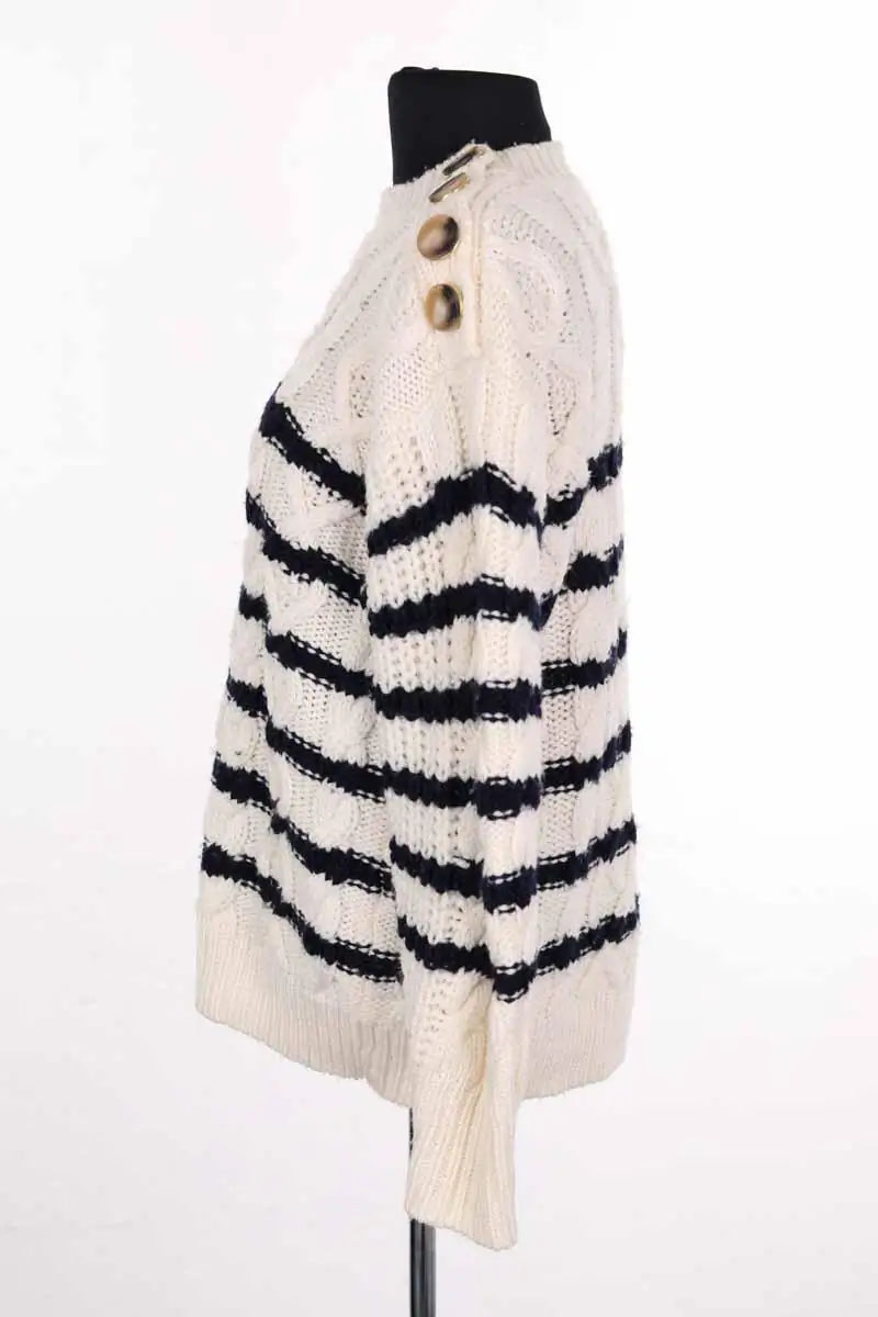 Pull Sézane Beige en Laine