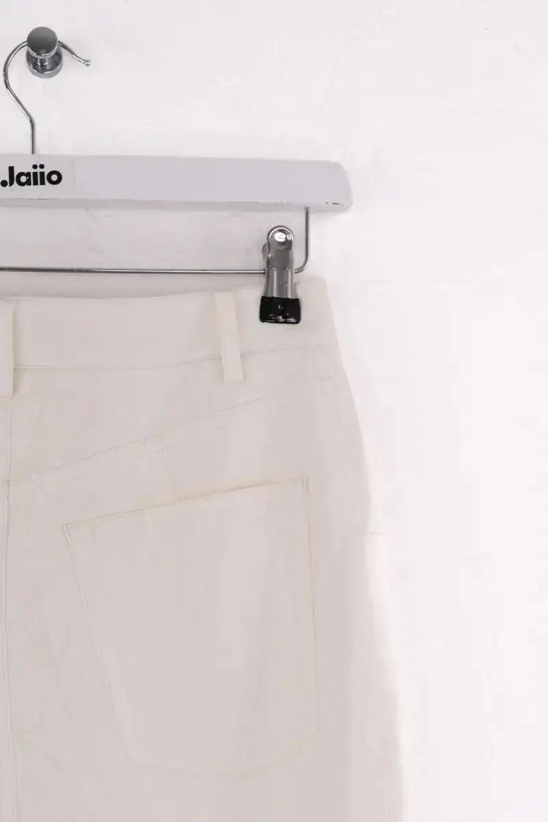 Jupe Barbara Bui Ecru en Coton