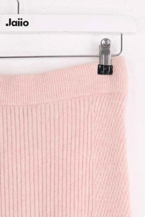 Jupe Maje Rose en Synthétique