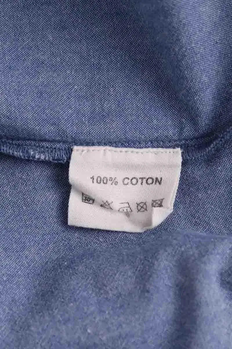Chemise Soeur Bleu en Coton