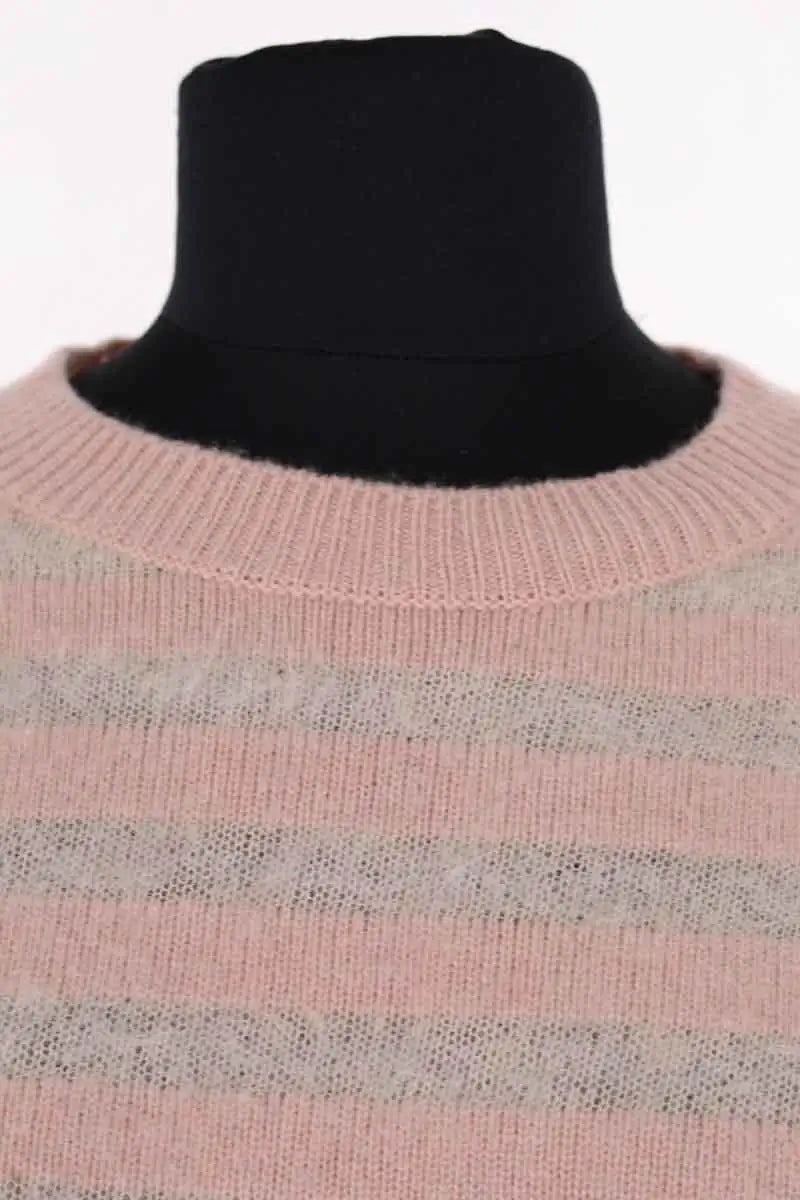 Pull Eric Bompard Rose en Cachemire