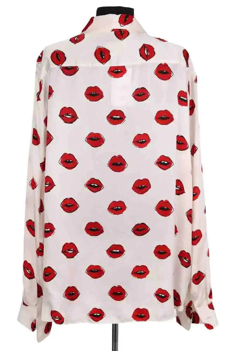 Blouse Khaite Rouge en Soie