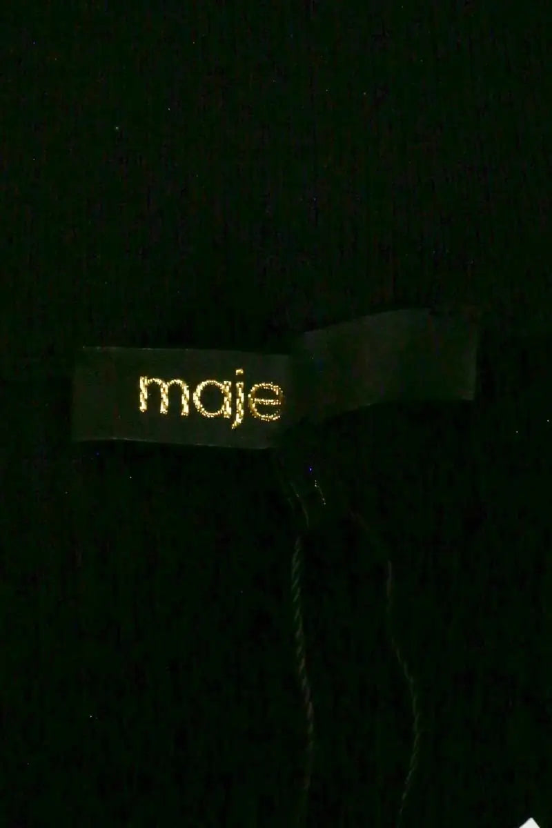 T-shirt Maje Noir en Viscose