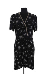 Robe Claudie Pierlot Noir en Viscose, taille S - Seconde Main
