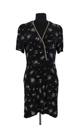 Robe Claudie Pierlot Noir en Viscose, taille S - Seconde Main