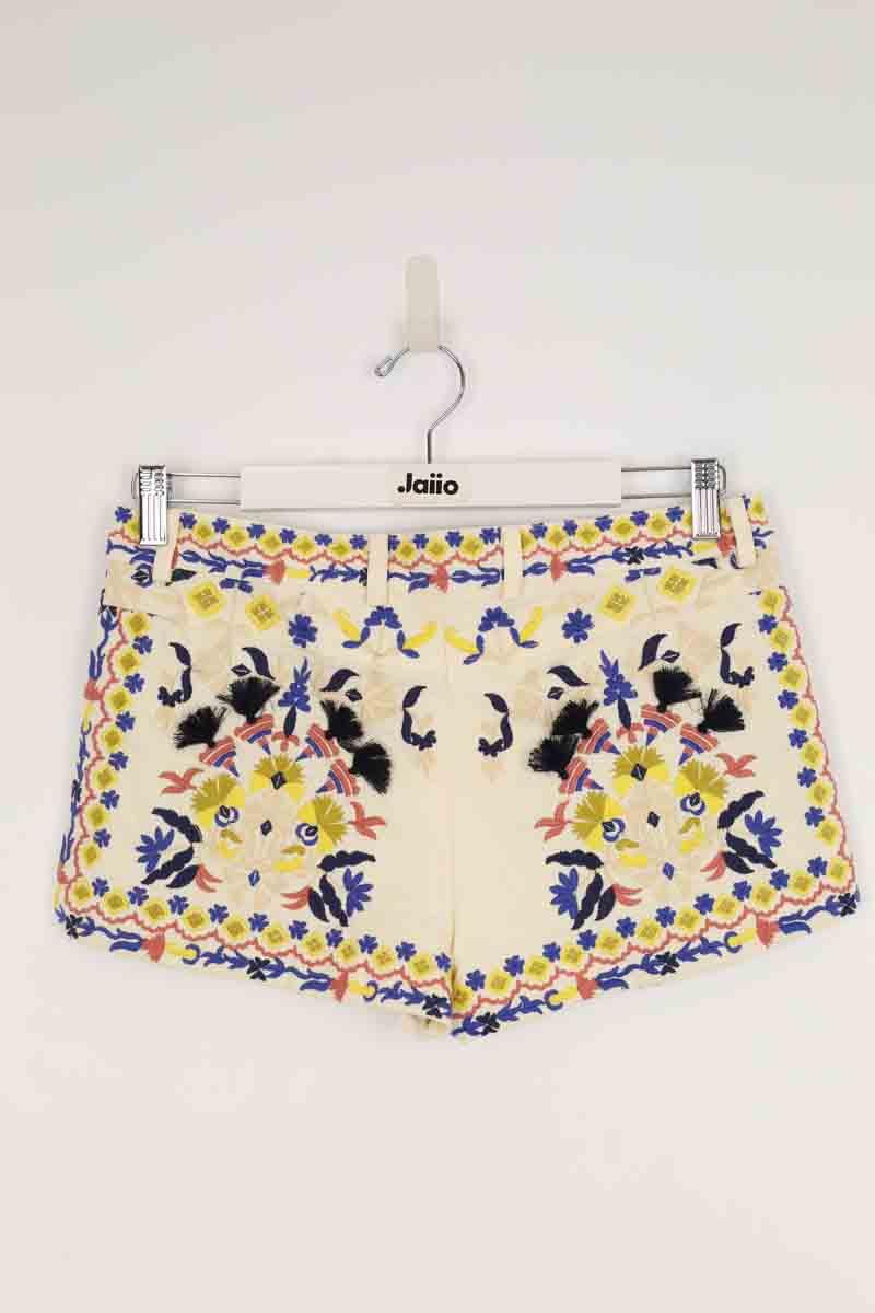Short Antik Batik  Blanc