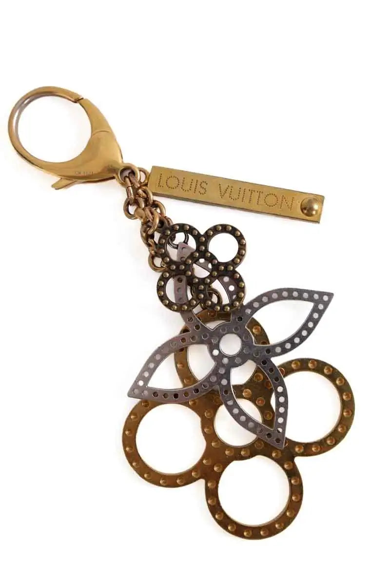 Porte-clé Louis Vuitton Doré en Autres