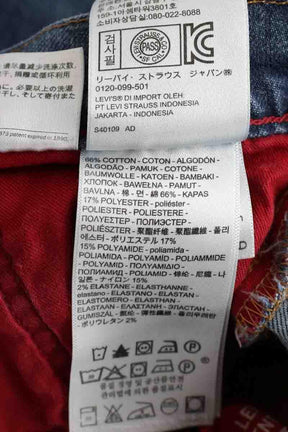 Droit Levi's 511 Bleu