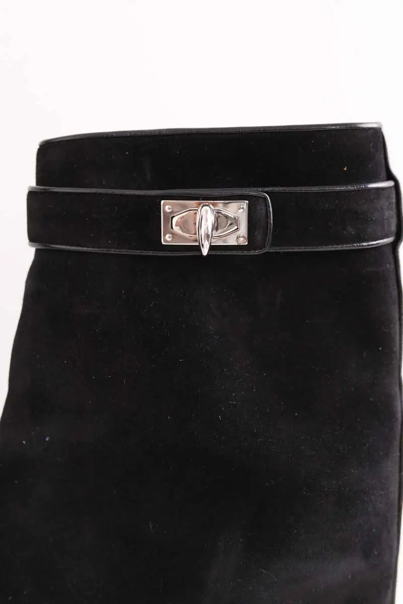 Boots Givenchy Shark Noir en Daim