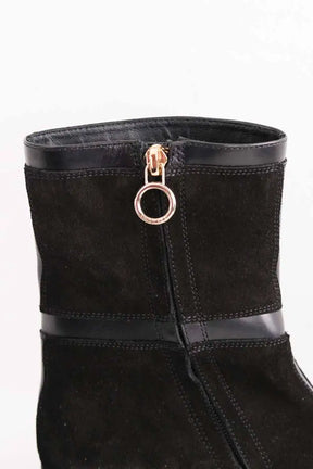 Bottes Free Lance Noir en Cuir