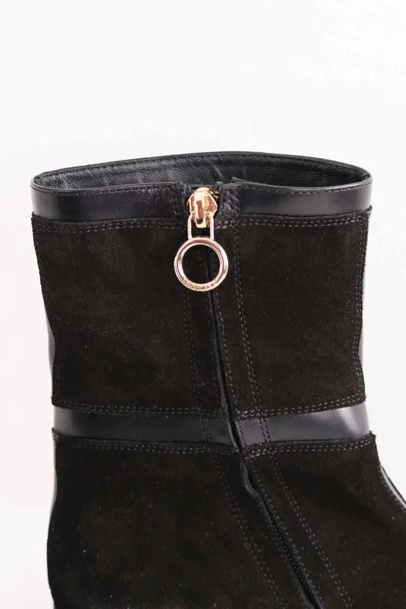 Bottes Free Lance Noir en Cuir