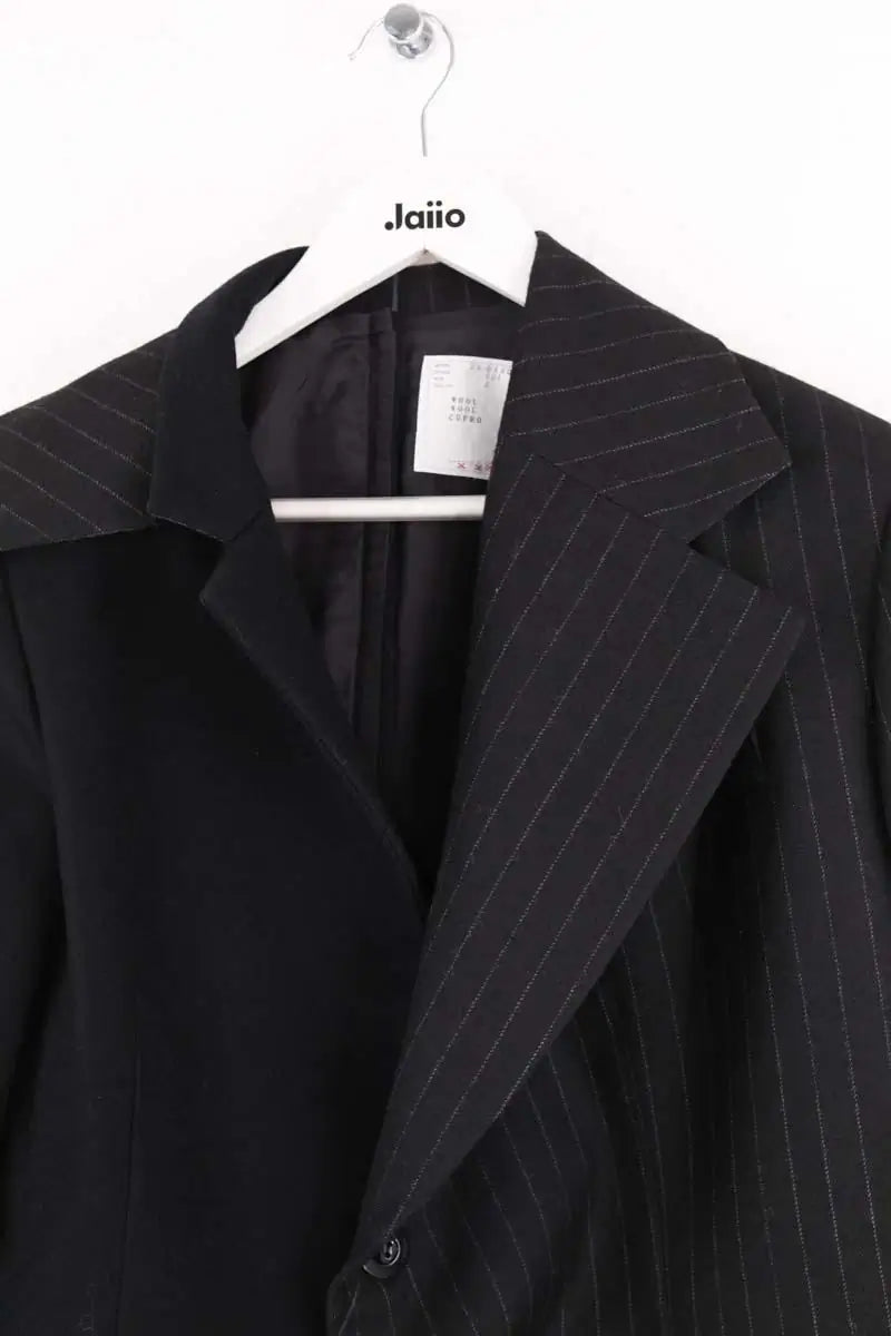 Blazer Sacai Noir en Laine