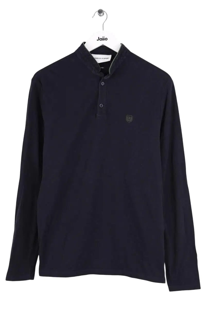 Polo The Kooples Bleu en Coton, taille S - Seconde Main
