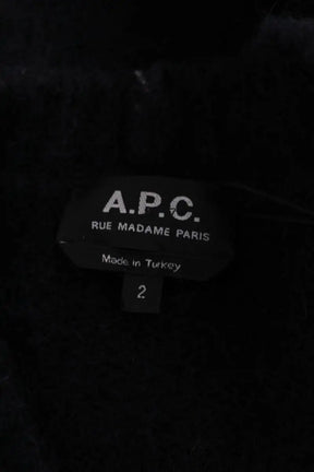 Cardigan APC Marine en Laine
