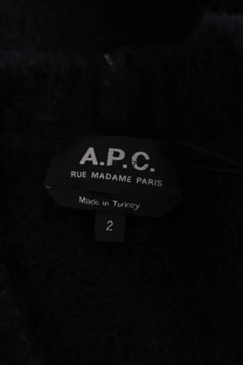 Cardigan APC Marine en Laine