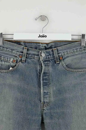 Jean droit Levi's 501 Bleu en Coton