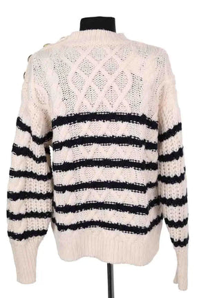 Pull Sézane Beige en Laine