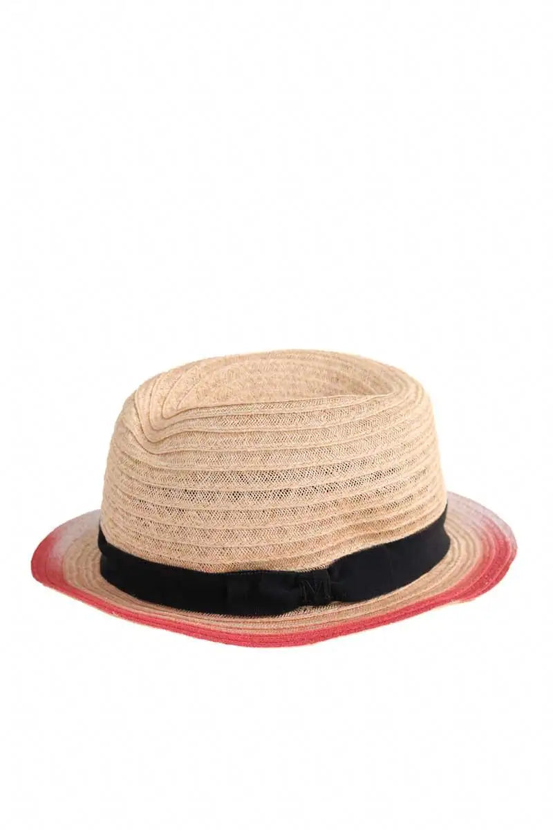 Chapeau Maison Michel Beige en Osier