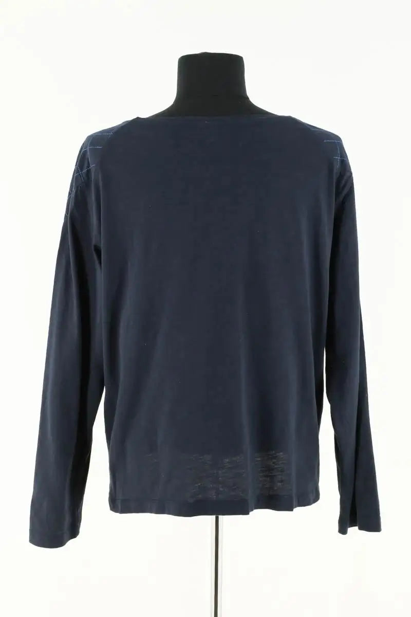 Top Des Petits Hauts Marine en Coton