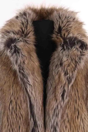 Manteau Zadig & Voltaire Faune Beige en Fausse fourrure