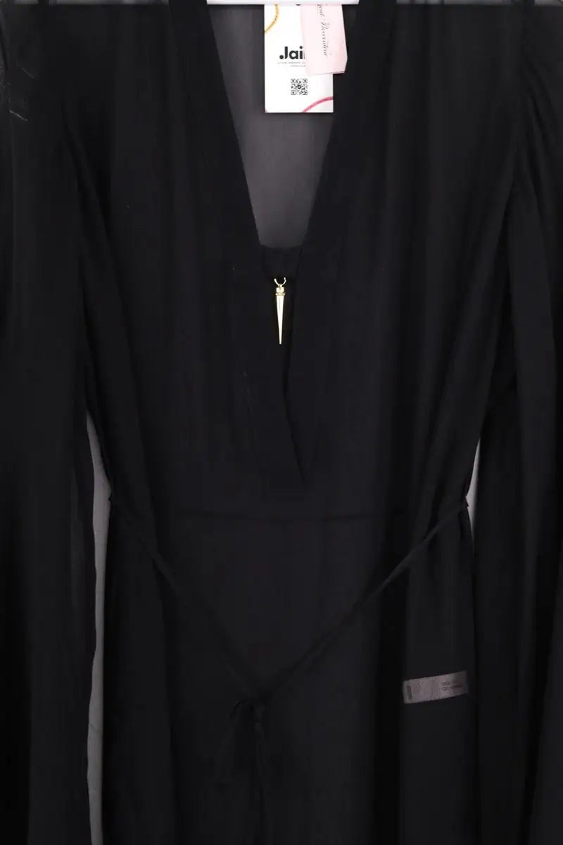 Robe Kaftan Agent Provocateur Noir en Soie
