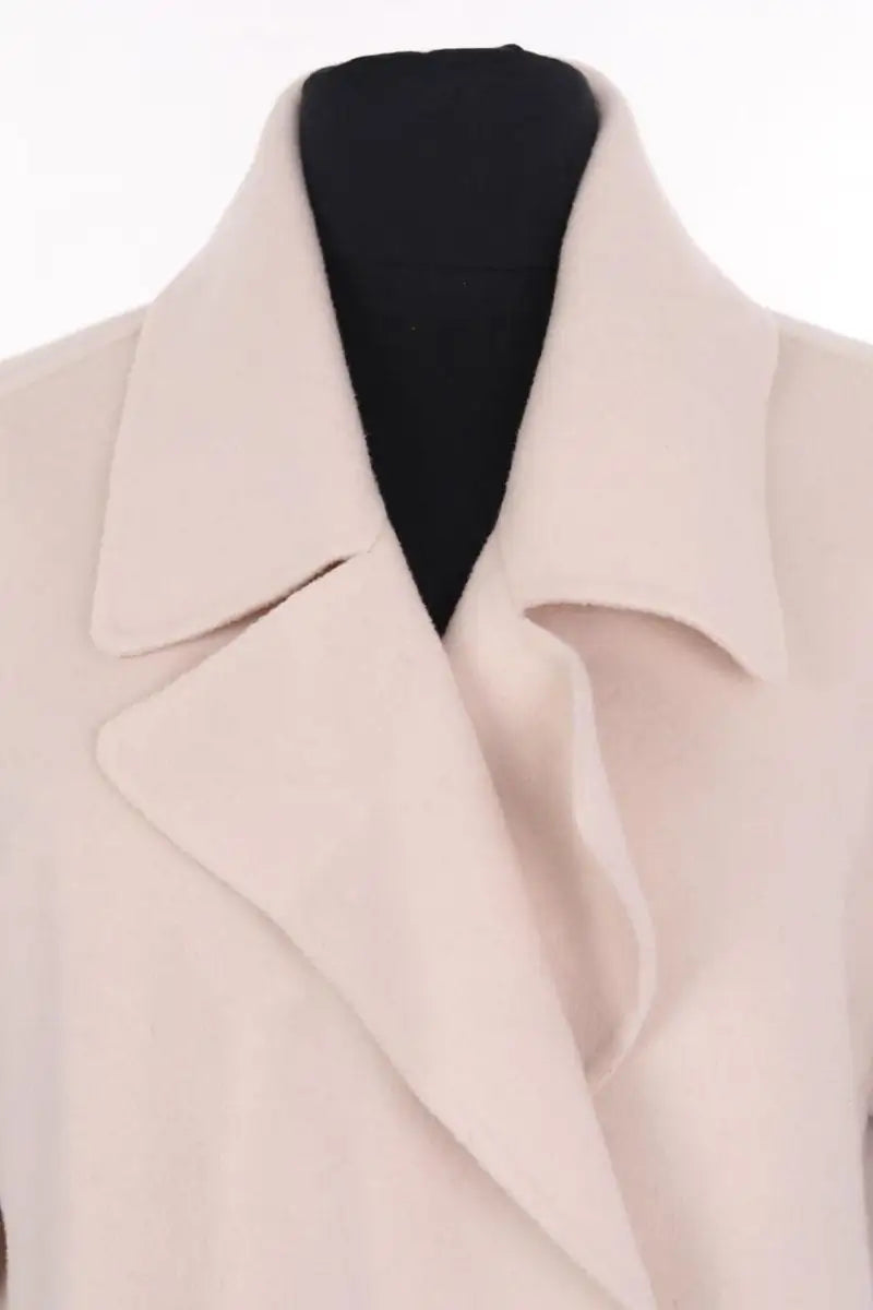 Manteau Gerard Darel Ecru en Laine