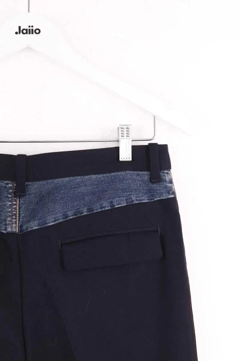 Pantalon droit Undercover Bleu en Coton