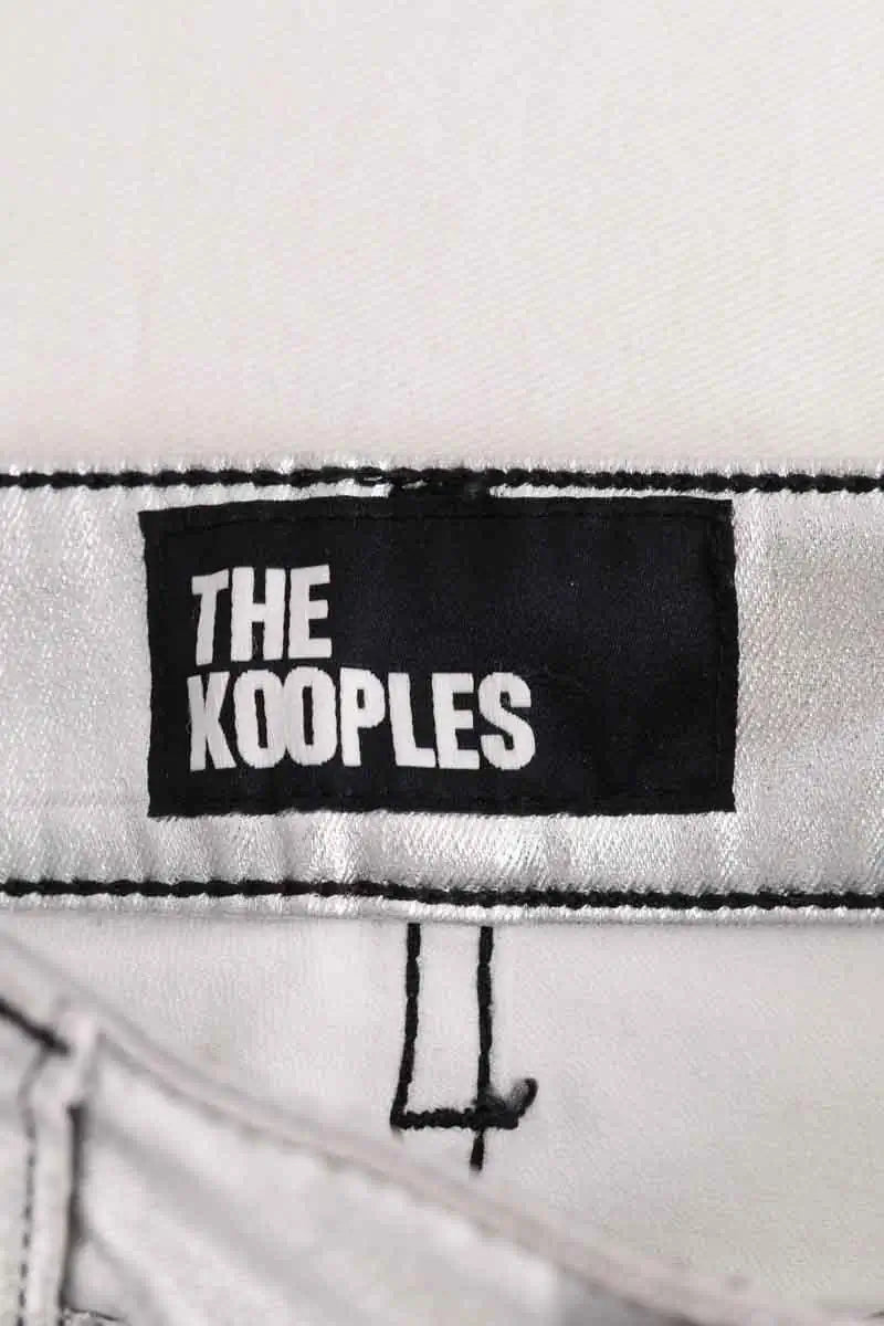 Pantalon The Kooples Argent en Coton