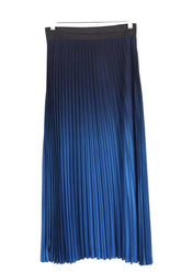 Jupe Maje Bleu en Synthétique, taille S - Seconde Main